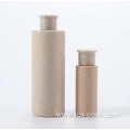 Custom Color Empty Wheat Straw Plastic Biodegradable Shampoo Bottle Lotion Bottle